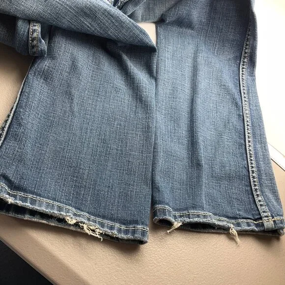 BKE Womens 28 Libby Stretch Bootcut Denim Jeans Y2K Low Rise Western - Picture 8 of 15